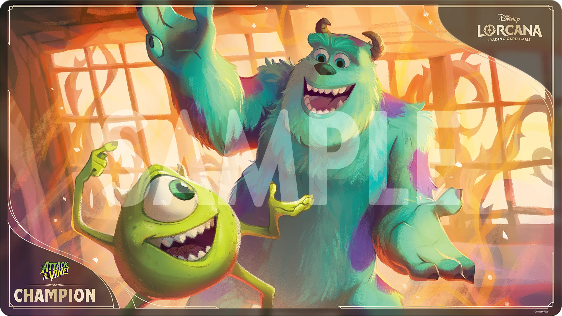Disney Lorcana Attack of the Vine Set Championship Winner Playmat