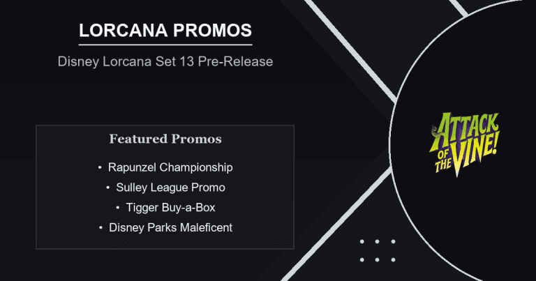 Lorcana Attack of the Vine Pre-Release Promos Guide