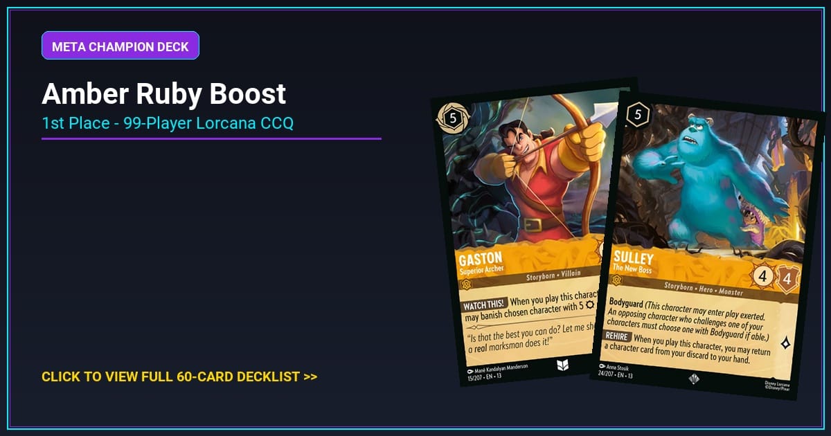 Amber Ruby Boost Deck Highlight