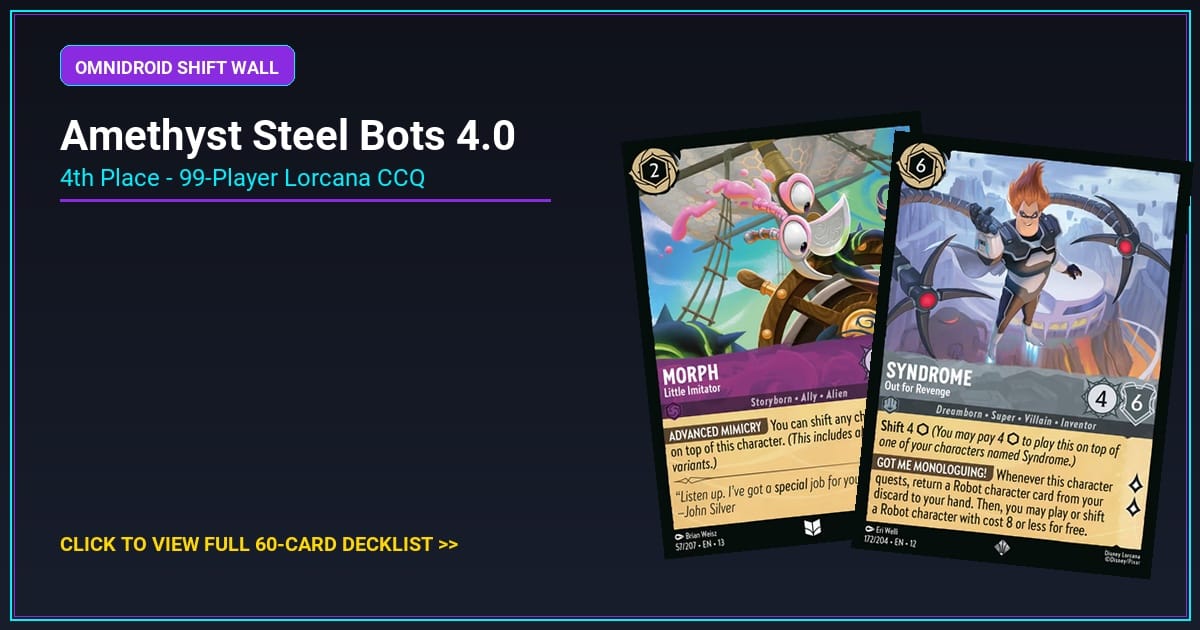 Amethyst Steel Bots 4.0 Deck Highlight