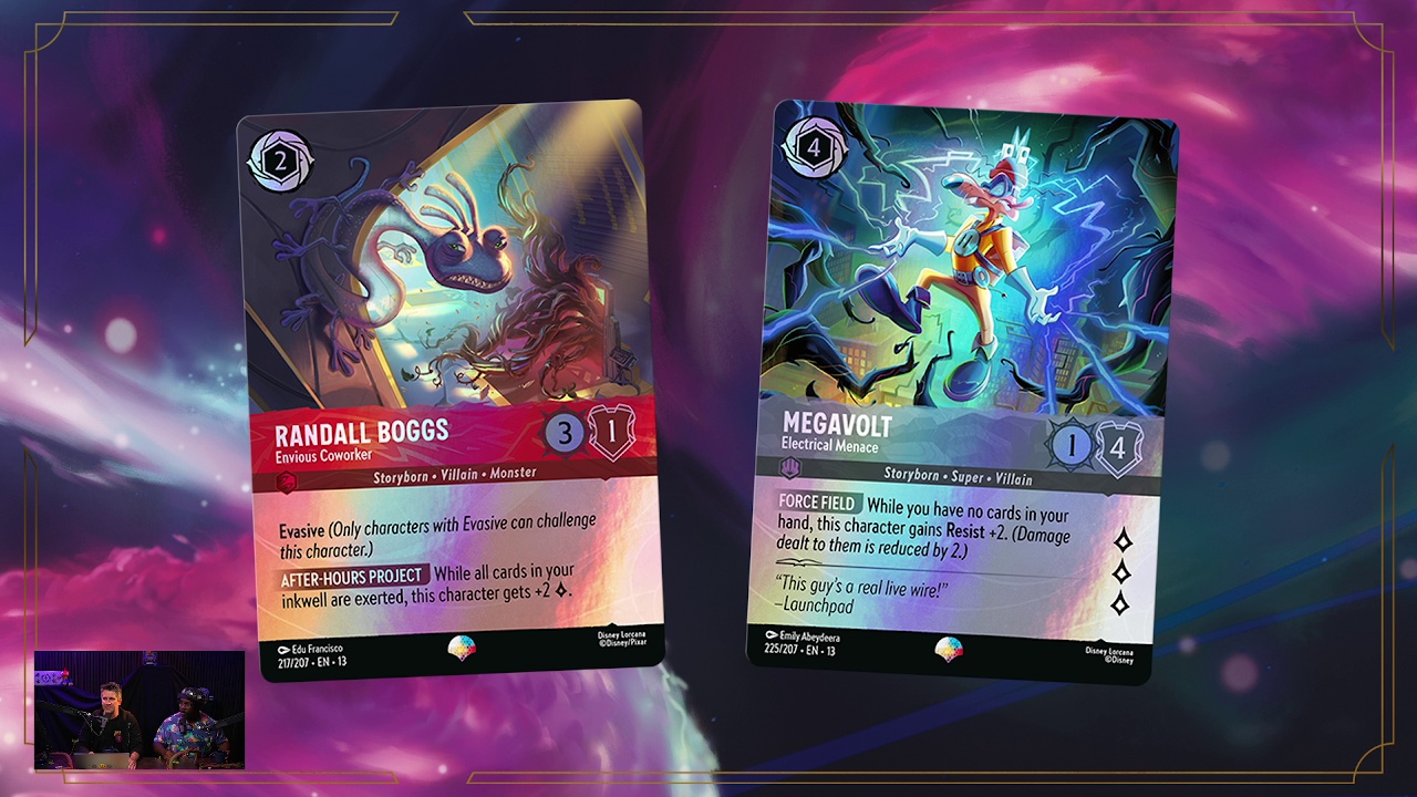 Disney Lorcana Set 13 Epic card reveals showcase segment from the Weekly Lorecast at 00:35:00