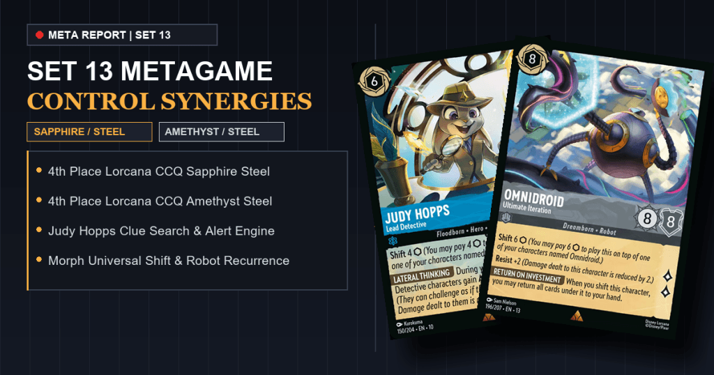 Disney Lorcana Set 13 Control Decks: Ducktectives & Bots 4.0 Disney Lorcana Set 13 Control Decks: Ducktectives & Bots 4.0