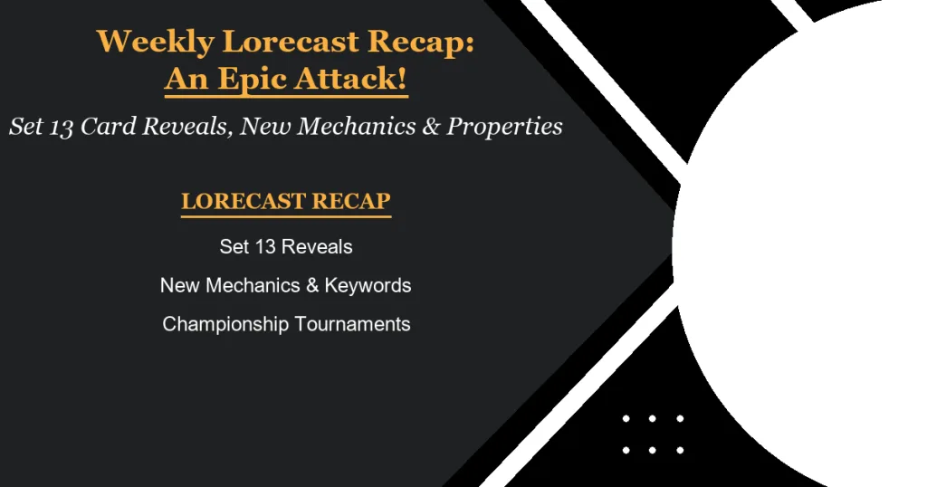 Disney Lorcana Set 13 Item Shifting Revealed – Weekly Lorecast Recap