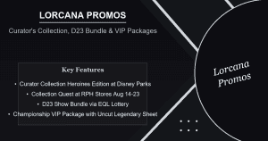 Lorcana Set 13 News: Curator’s Collection, Collection Quest Events & D23 Championship VIP
